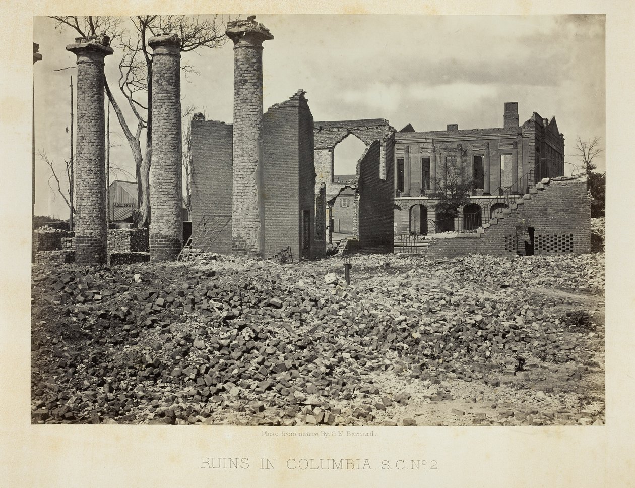 Ruines à Columbia, S.C., n° 2 - George N. Barnard