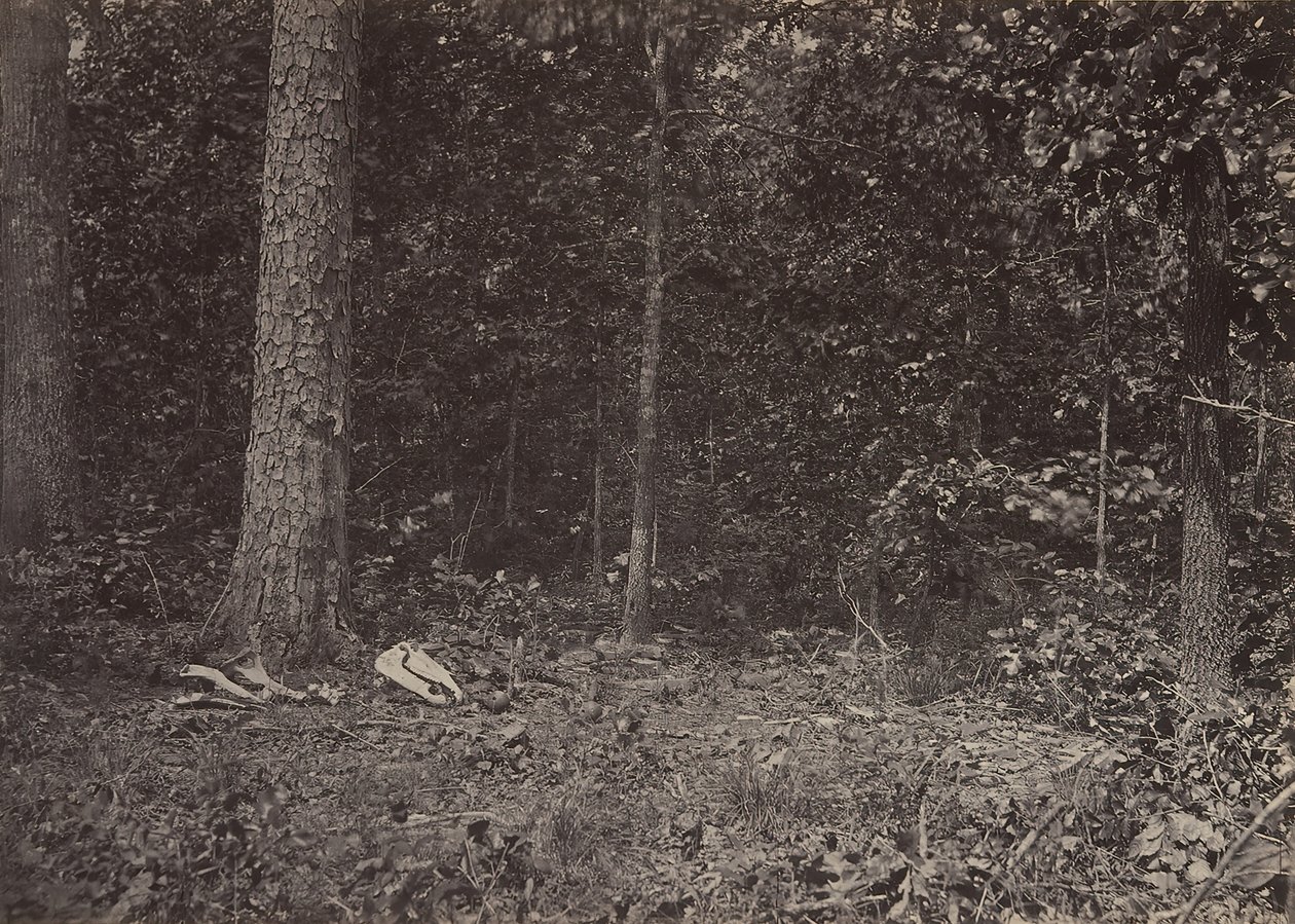 Scène de la mort du général McPherson, 1864 ou 1866 - George N. Barnard