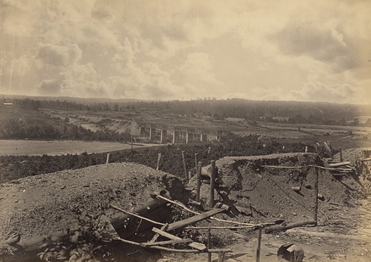 Rive sud de la Chattahoochie, Géorgie - George N. Barnard