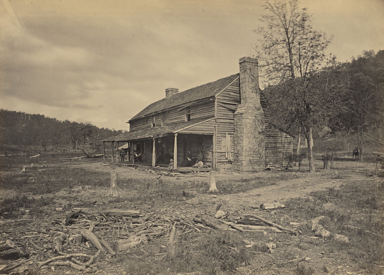La maison John Ross, à Ringold, en Géorgie - George N. Barnard