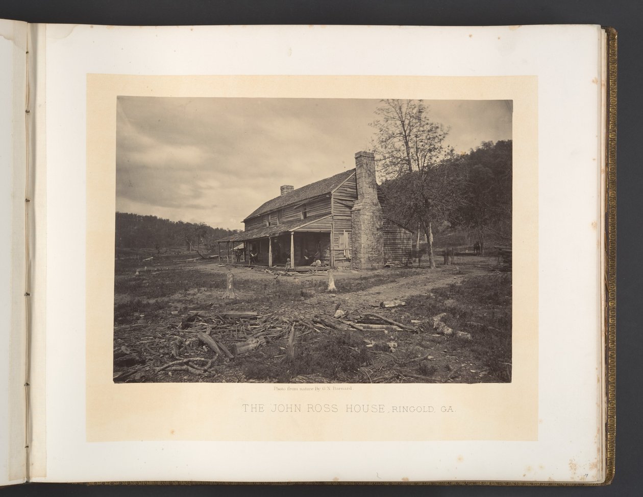 La maison John Ross, à Ringold, en Géorgie - George N. Barnard
