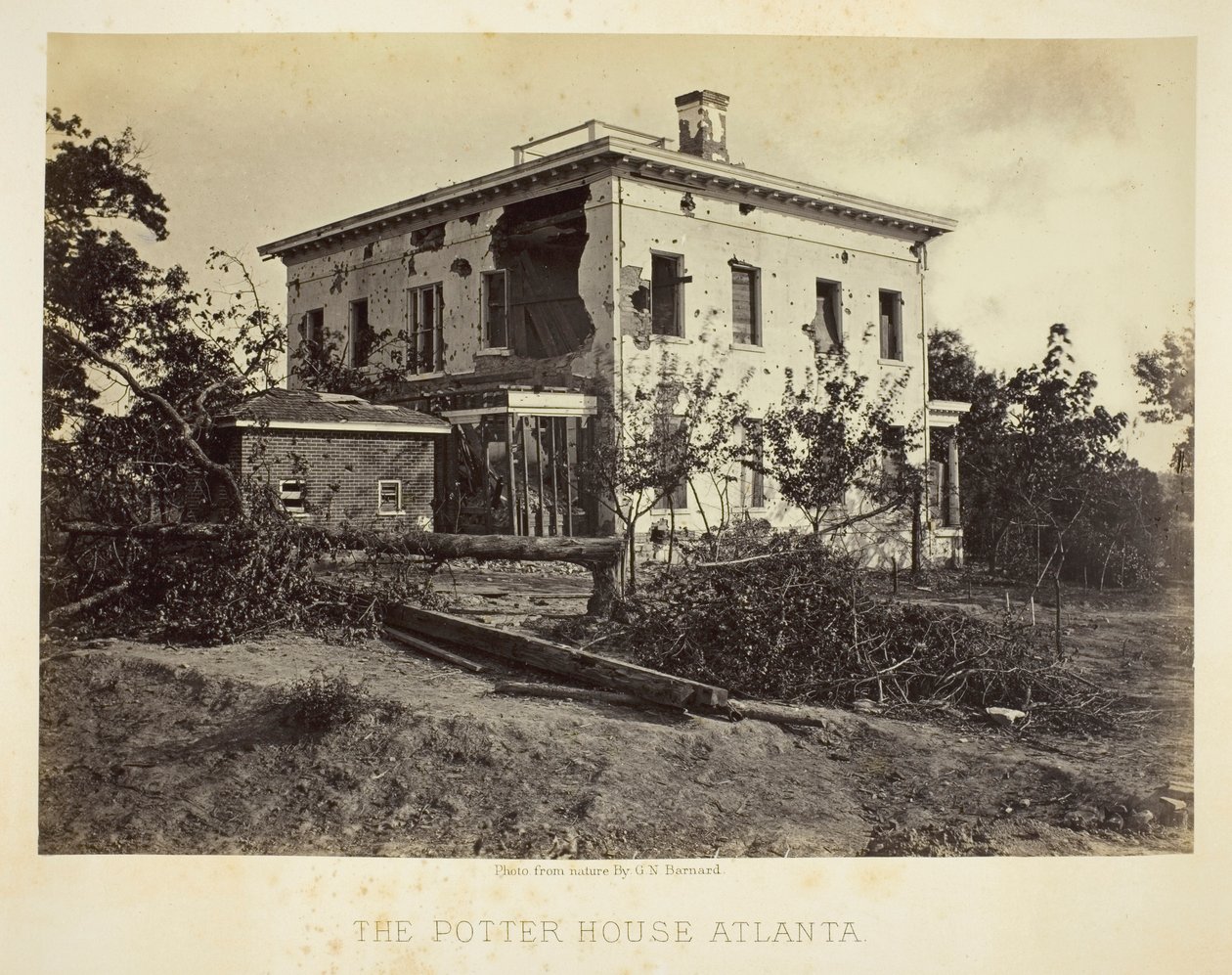 La maison Potter à Atlanta | George N. Barnard