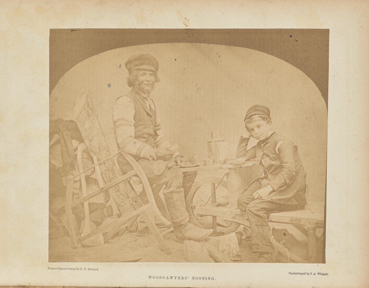 Nooning des scieurs de bois - George N. Barnard
