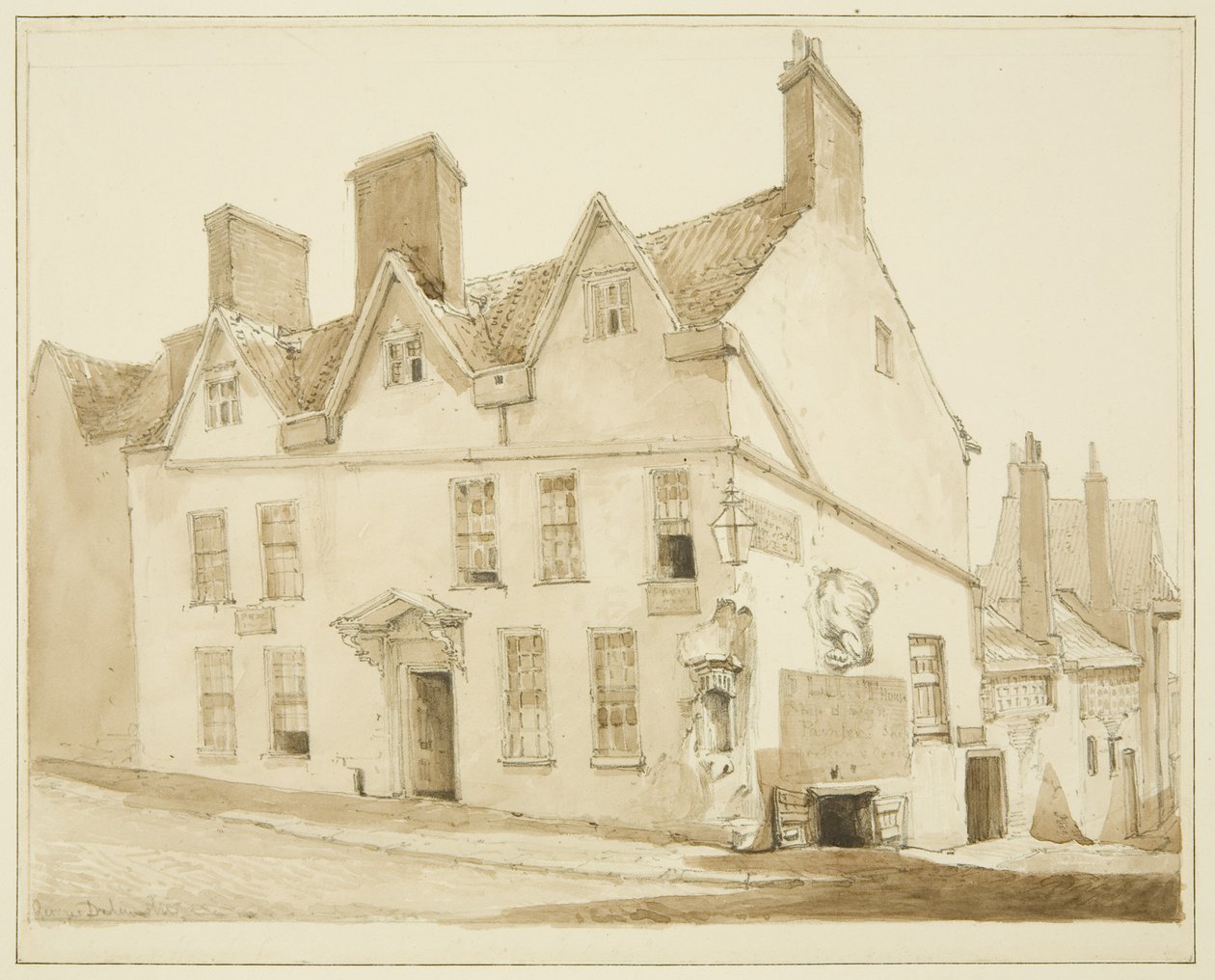Coin de Pipe Lane et Frogmore Street - George Orleans Delamotte