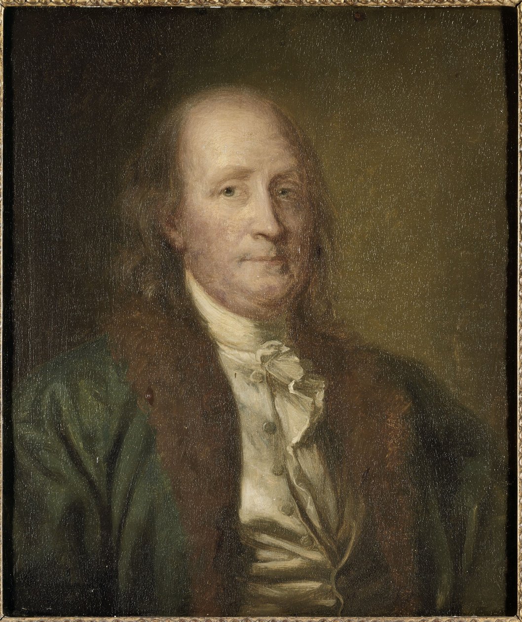 Français :  Benjamin Franklin (1706-1790) Benjamin Franklin (1706-1790) - George Peter Alexander Healy
