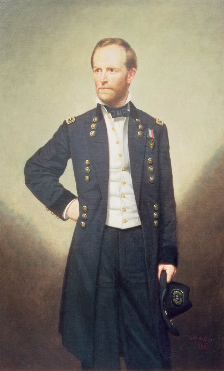 Général William Sherman (1820-91) 1866 - George Peter Alexander Healy