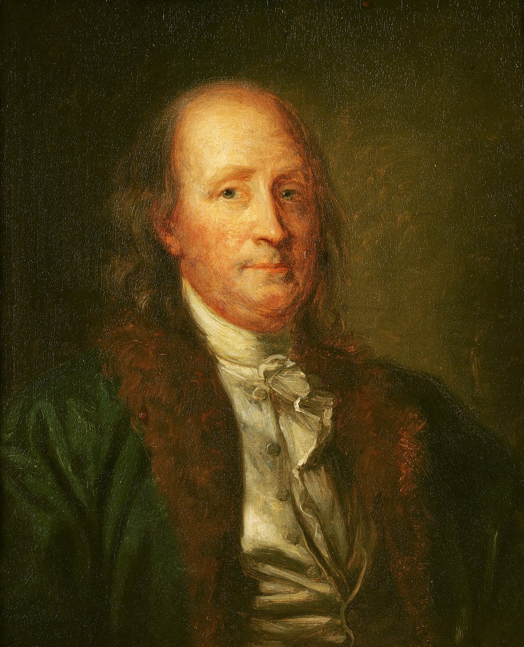 Portrait de Benjamin Franklin (1706-90) - George Peter Alexander Healy