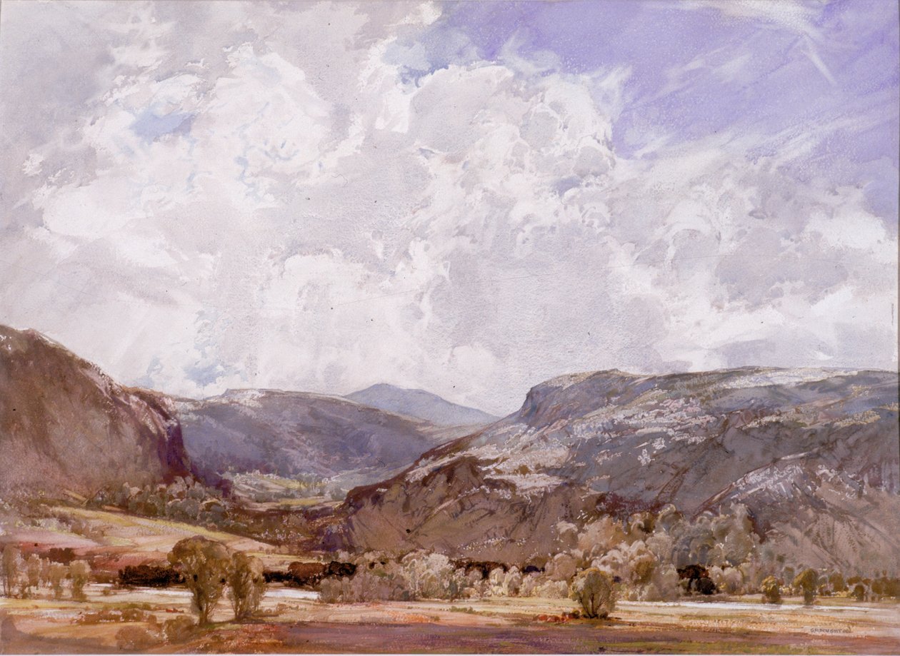 Vallée de Conwy - Midi - George Robert Rushton