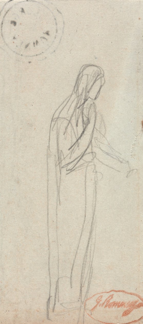 Une figure féminine debout - George Romney