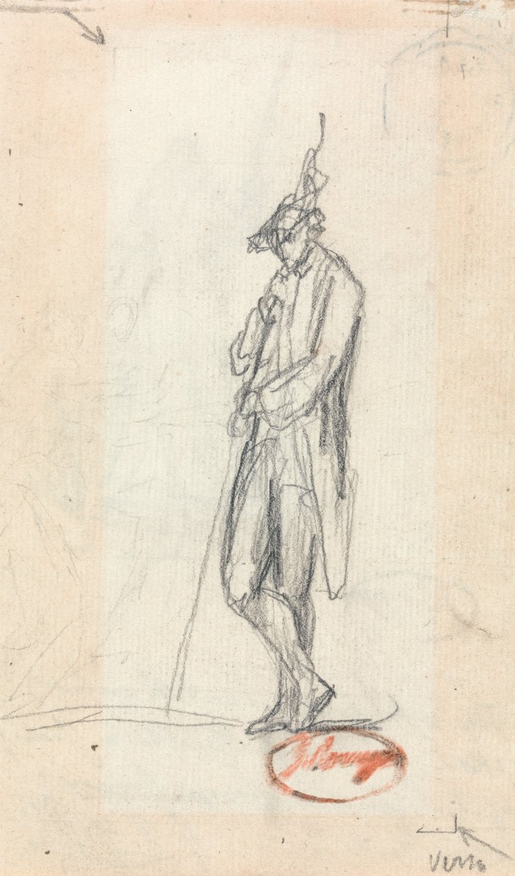 Une figure masculine debout - George Romney