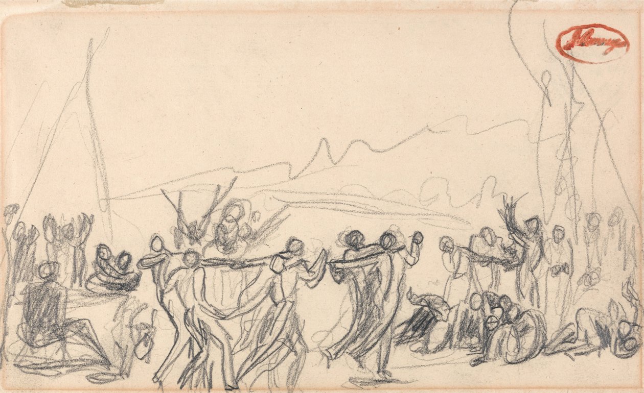 Scène bacchanale (peut-être antédiluvienne) - George Romney
