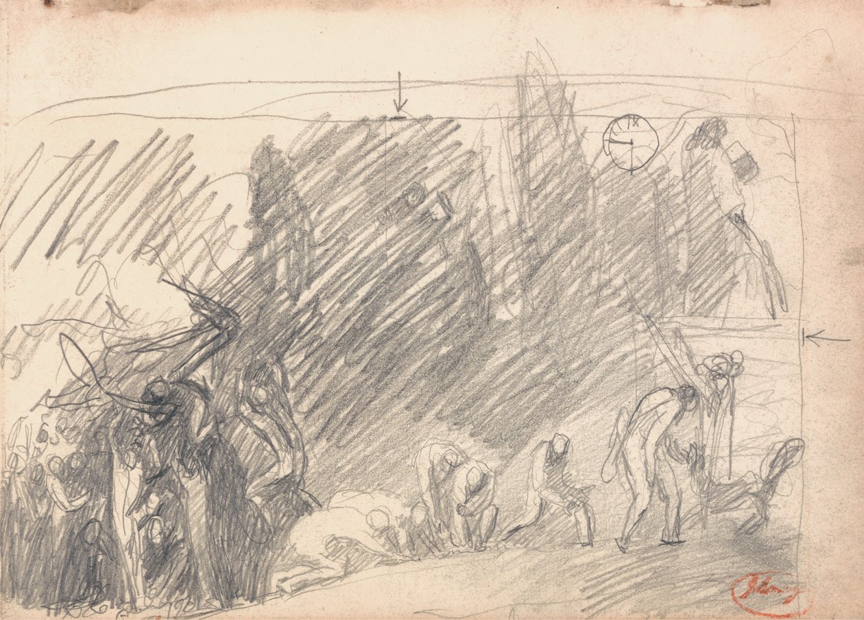 Étude de composition de figures - George Romney
