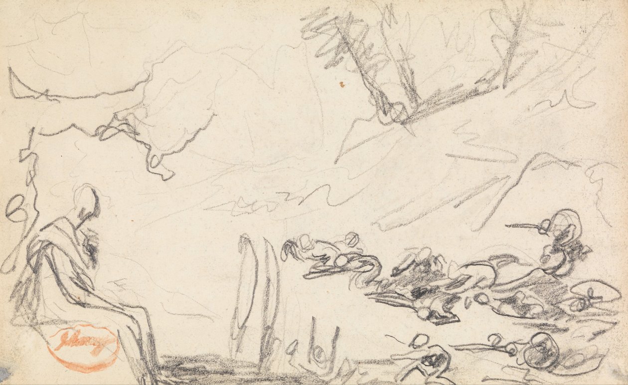 Figure Étude de composition 32 - George Romney