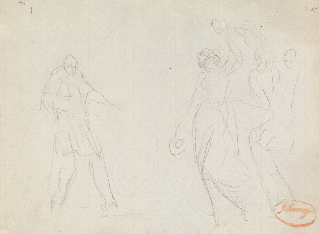 Étude de composition de figure n° 39 - George Romney