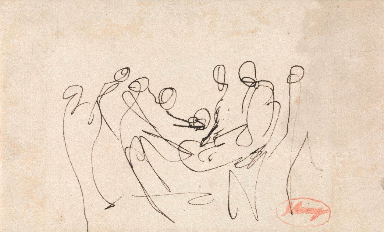 Des personnages portant un autre personnage - George Romney