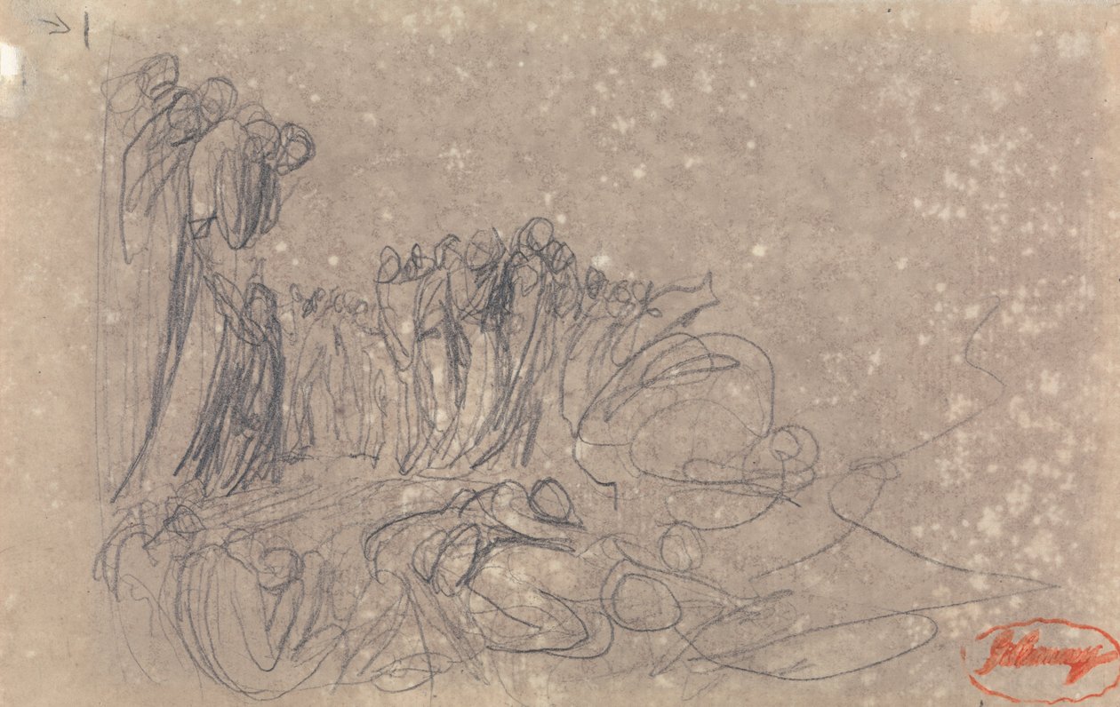 Groupe de personnages, peut-être l