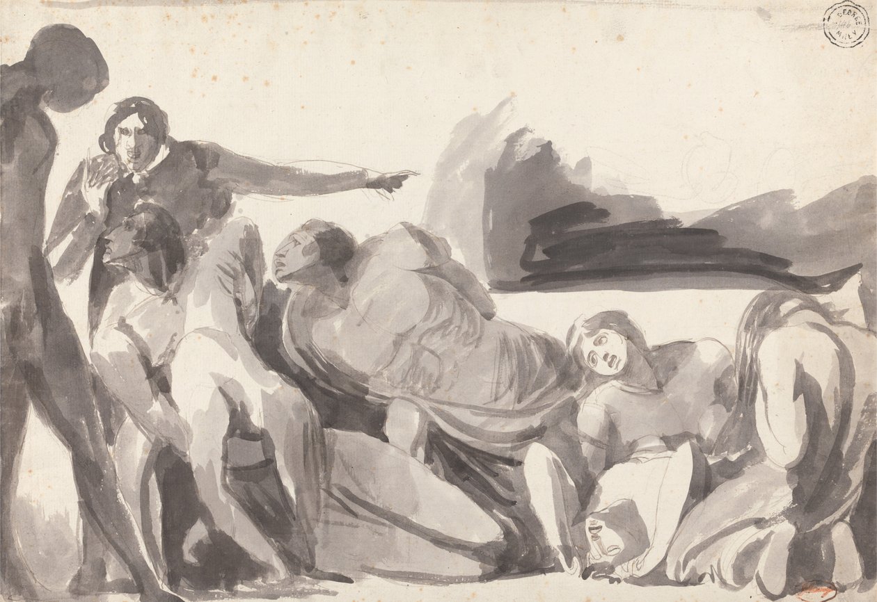 Howard en visite dans une prison - George Romney