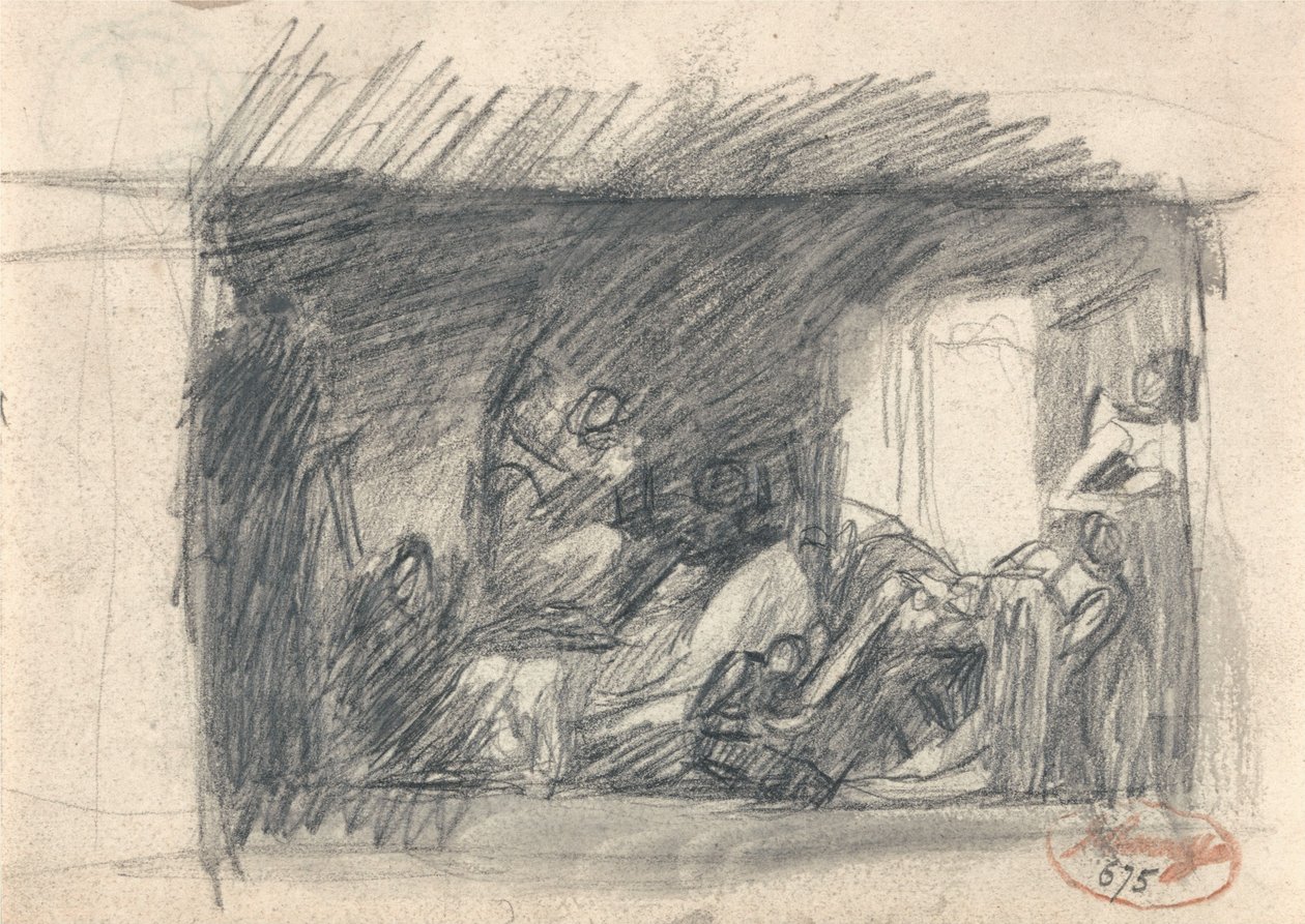 Howard en visite dans une prison - George Romney