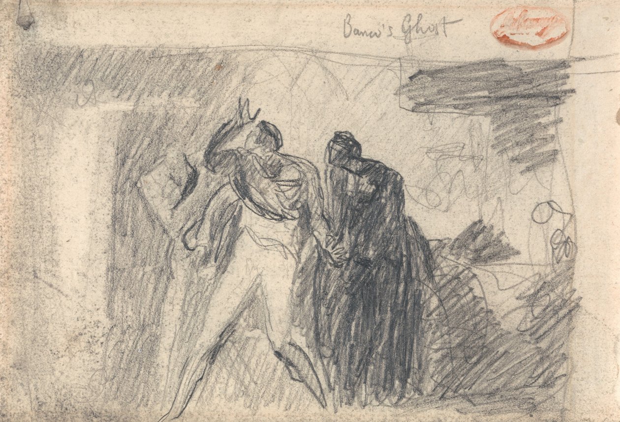 Macbeth : la scène du banquet - George Romney