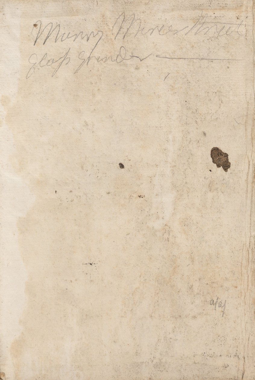Notes sur le manuscrit - George Romney