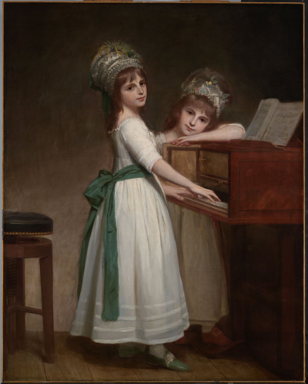 Portrait de Caroline Thurlow (née en 1772) et de Catharine Thurlow (décédée en 1826) - George Romney