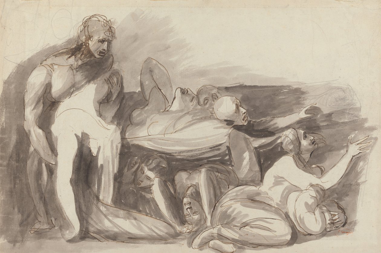 Scène en prison - George Romney