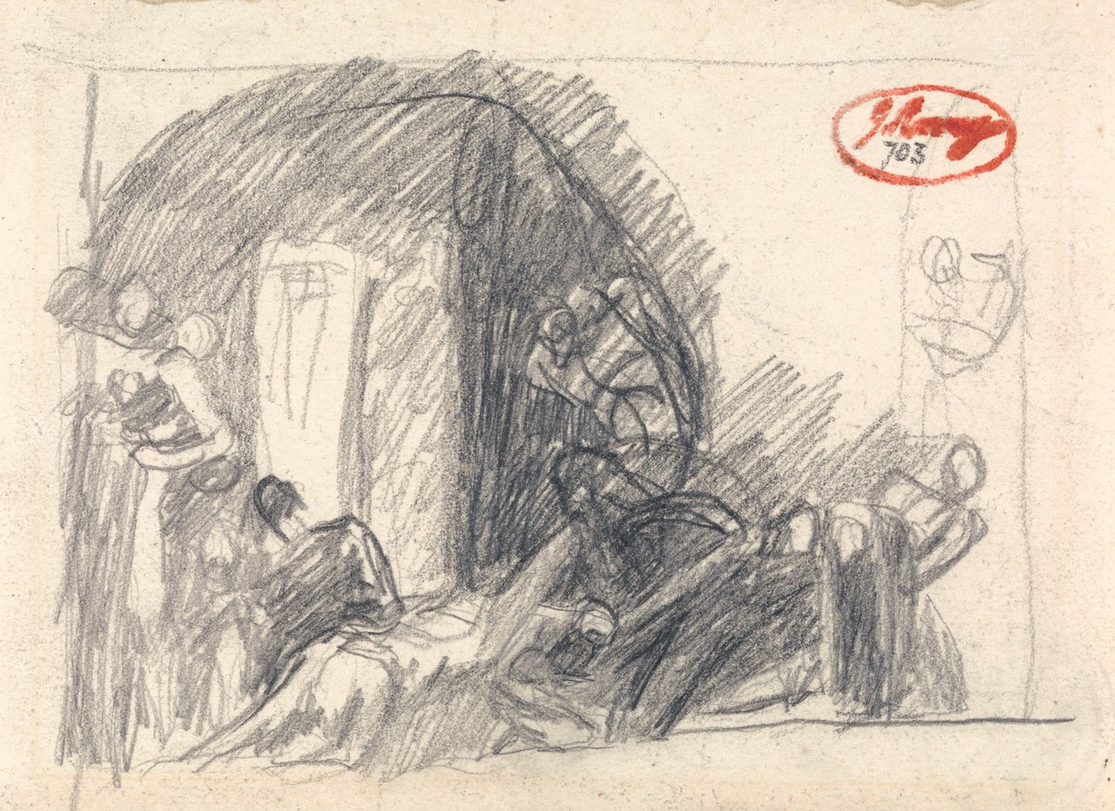 Scène en prison - George Romney