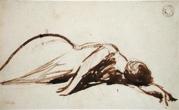 Femme prostrée - George Romney