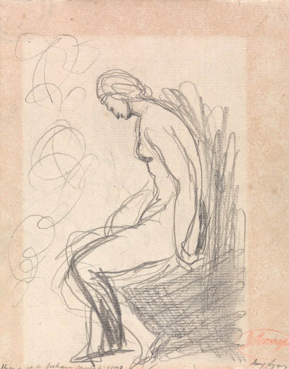 Femme nue assise (Hygeia at Doctor Graham