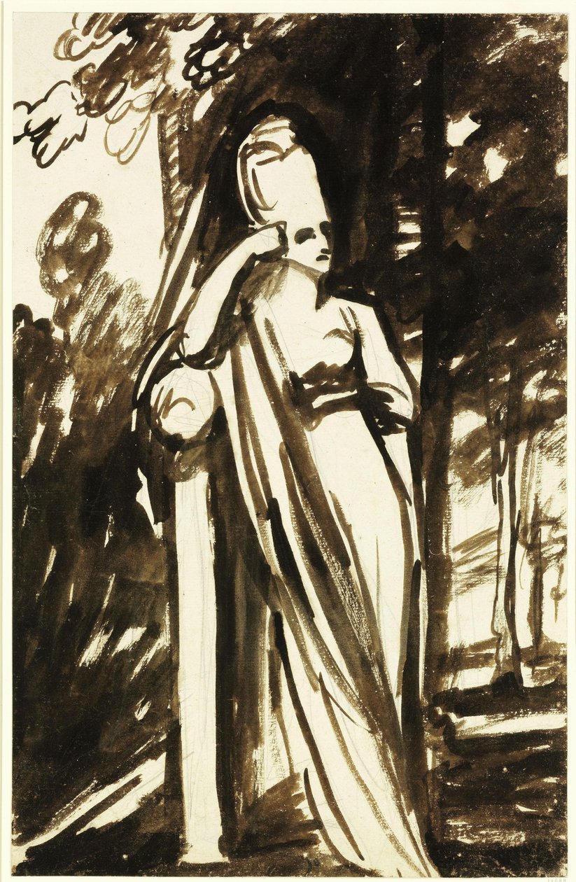 Femme debout près d