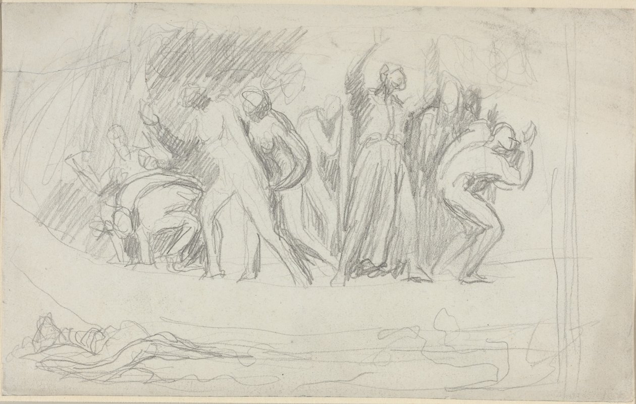 Étude pour « Le Déluge » - George Romney