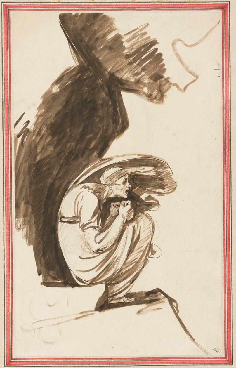 Étude pour « La sorcière de Laponie » - George Romney