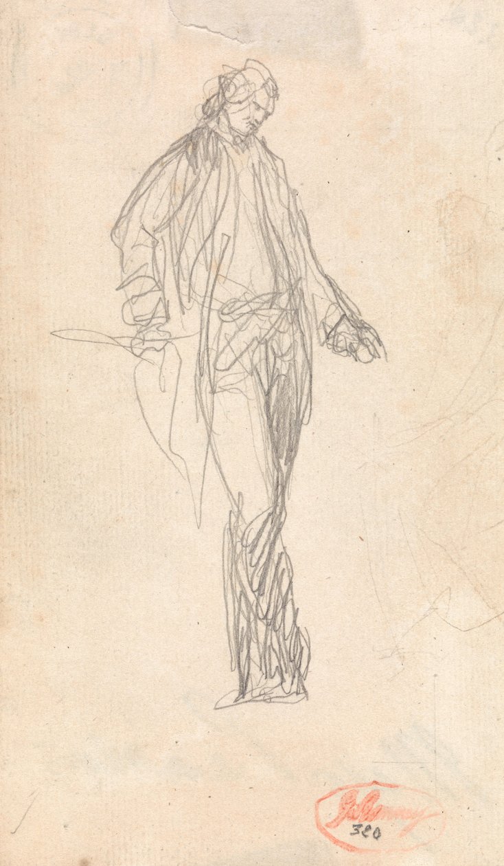 Étude pour le portrait du major Thomas Pearson - George Romney