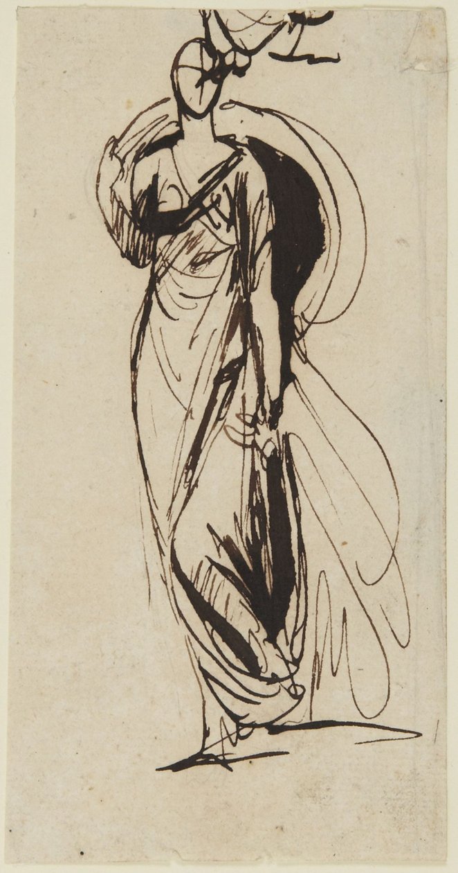 Étude pour le portrait de la vicomtesse Bulkeley - George Romney