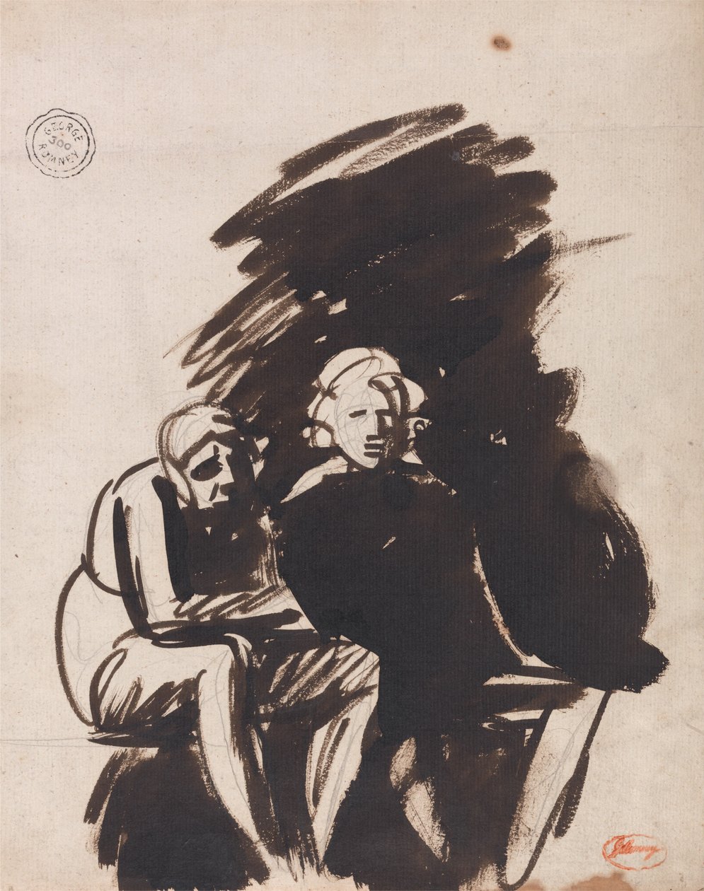 Étude de deux figures - George Romney