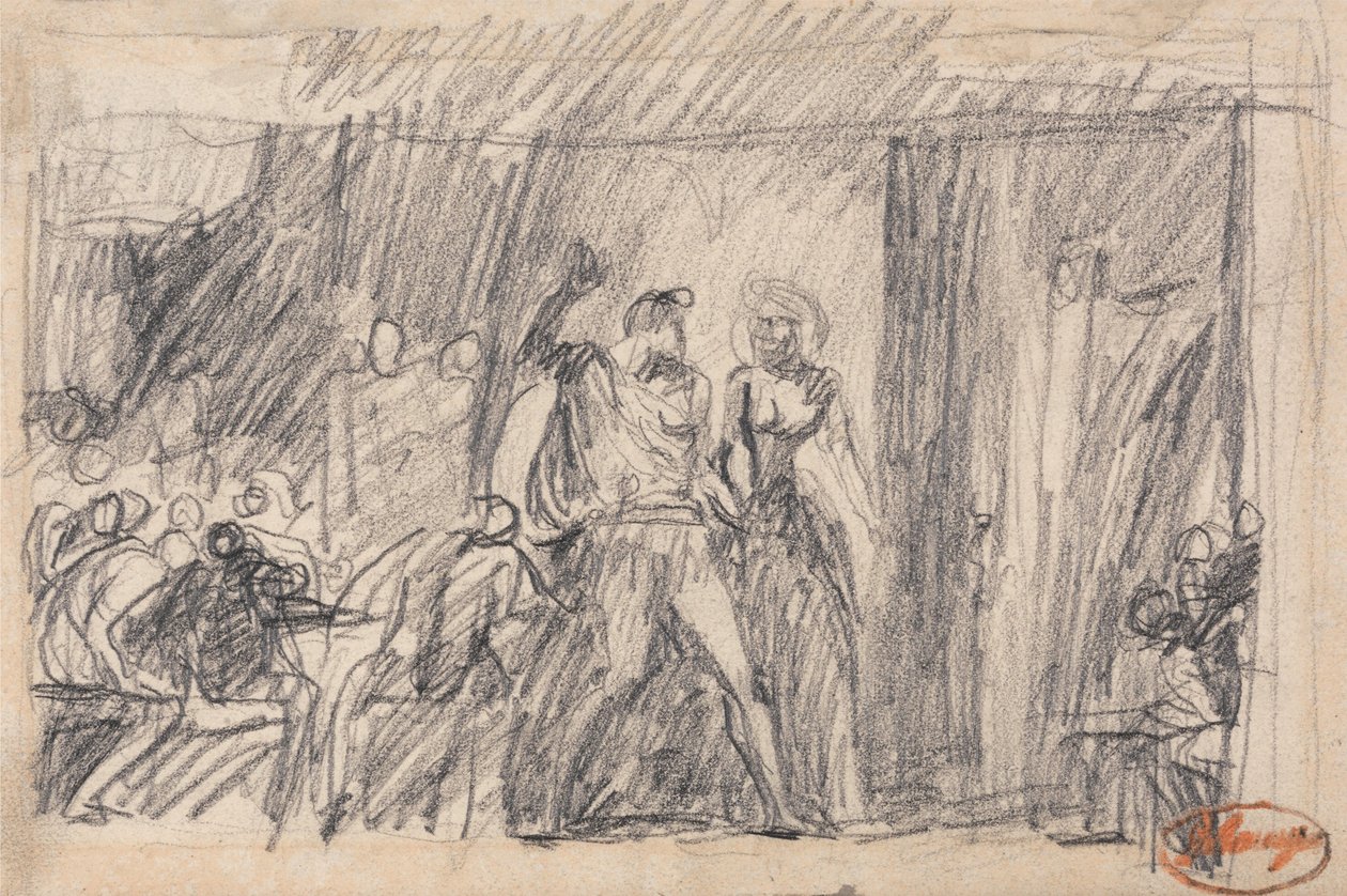 La scène du banquet - George Romney