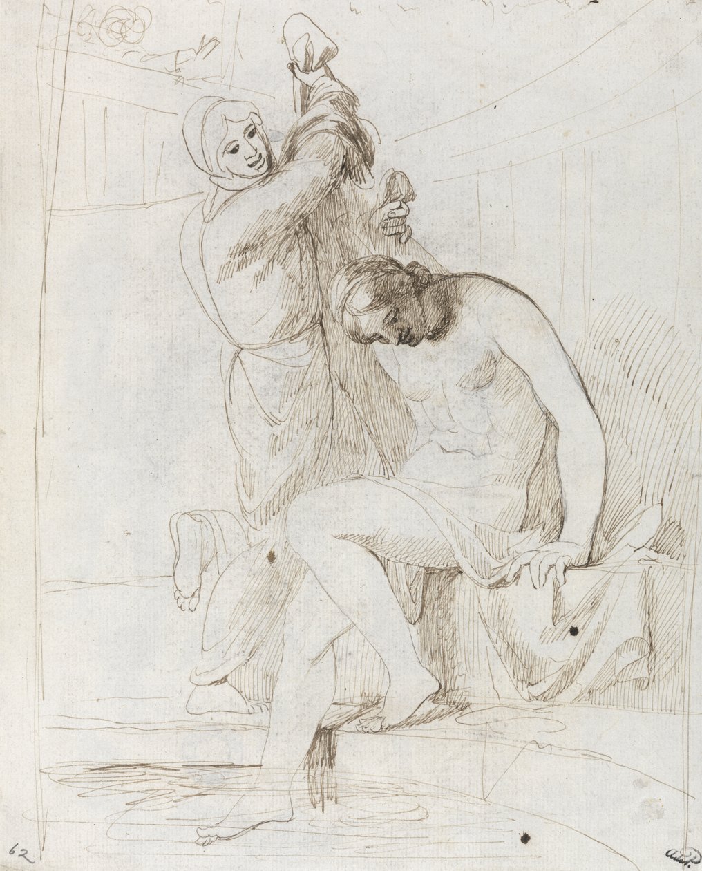 Le bain de Bethsabée - George Romney