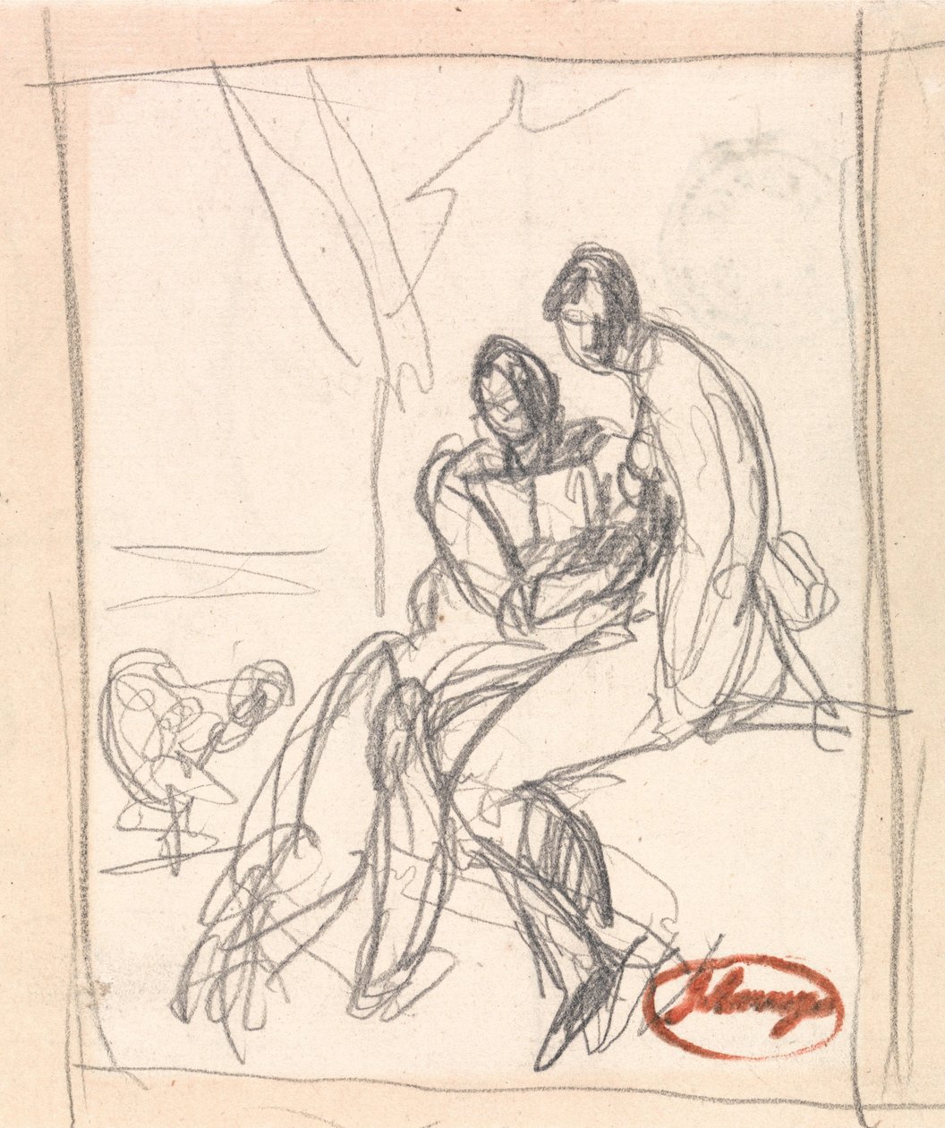 Deux amoureux - George Romney