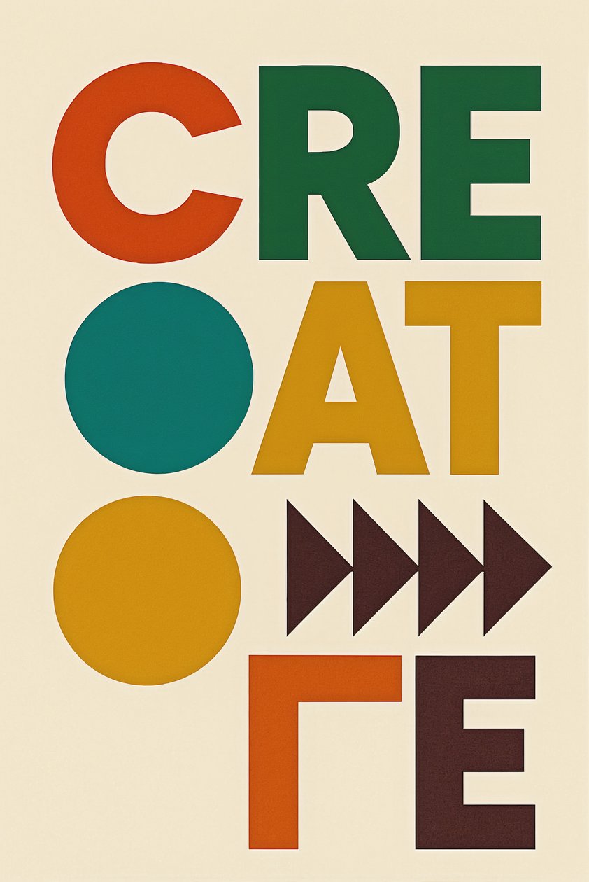 CREATE Forward, 2025 (acrylique sur toile) - George Rosaly