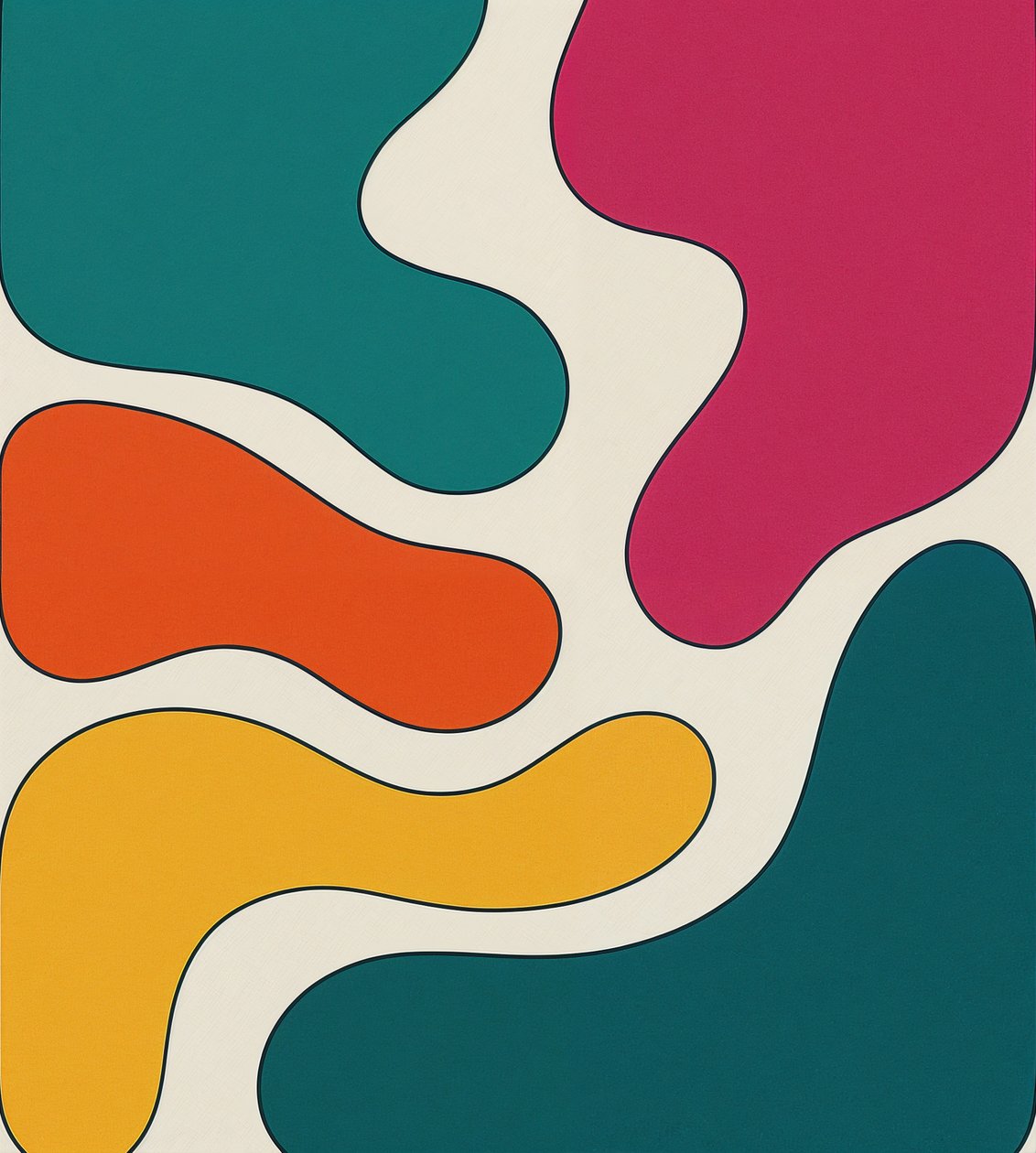 État de flux, 2025 (acrylique sur toile) - George Rosaly