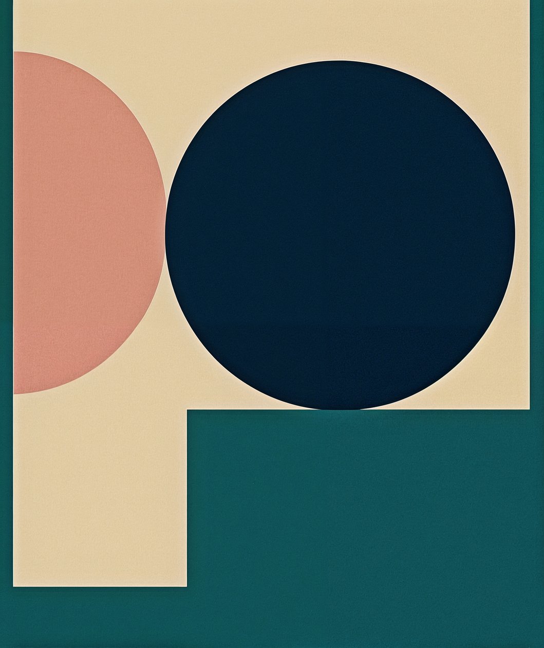 Harmonie fragmentée, 2025 (acrylique sur toile) - George Rosaly