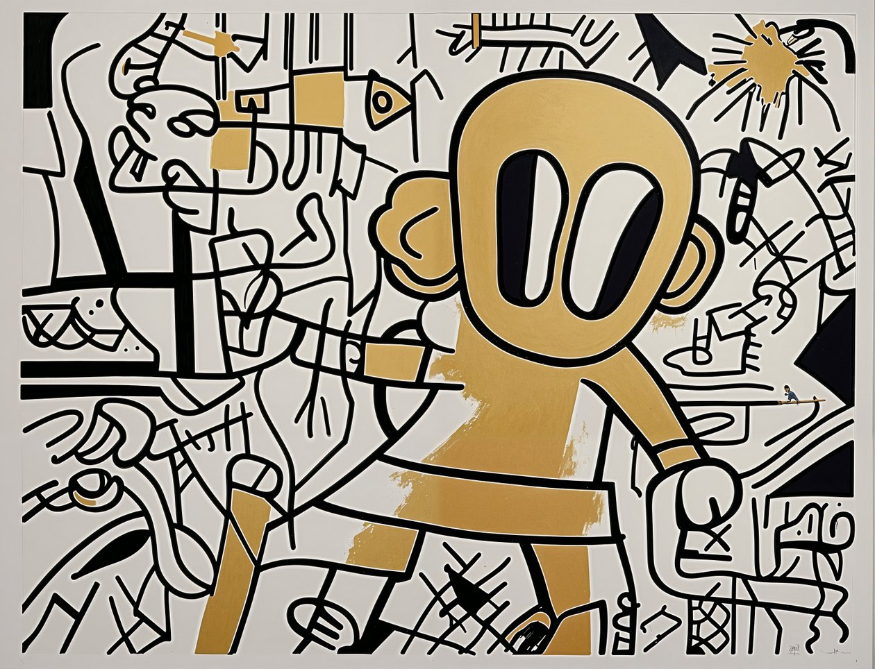 Main Character Energy, 2024 (acrylique sur toile) - George Rosaly