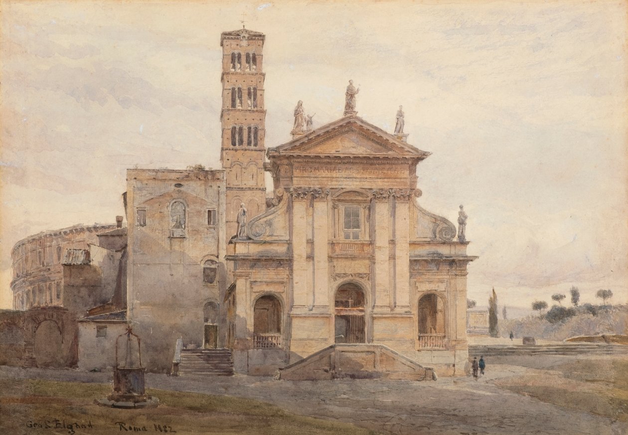 Basilique de Santa Francesca Romana, Rome - George Samuel Elgood