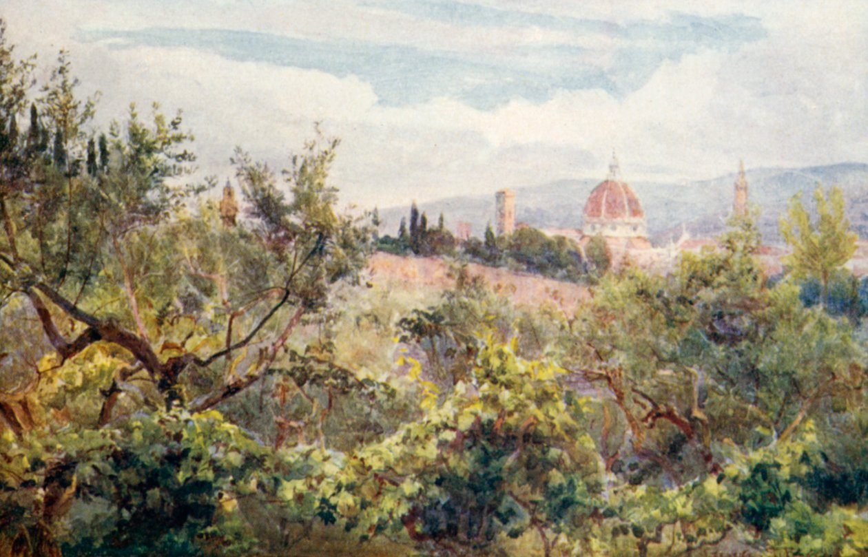 Florence (lithographie couleur) - George Samuel Elgood