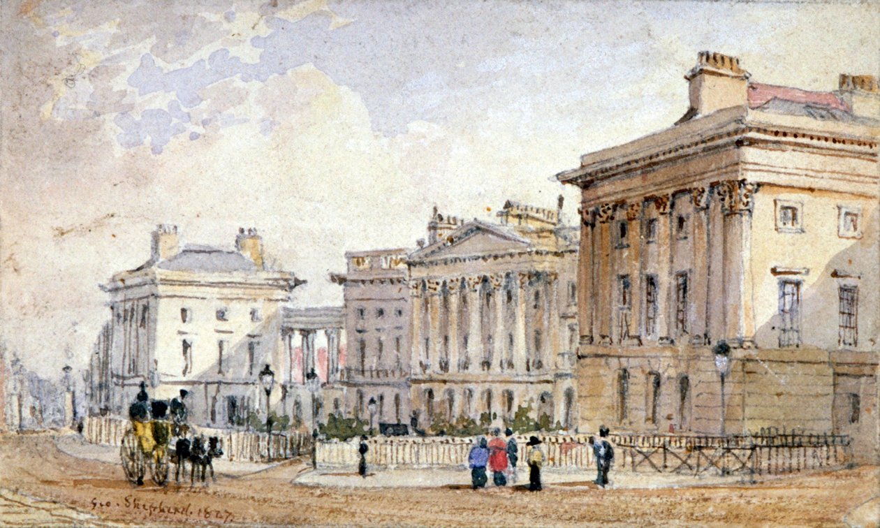 Vue de Clarence Terrace dans Regent