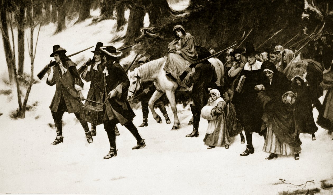 La fuite des Huguenots - George Sheridan Knowles