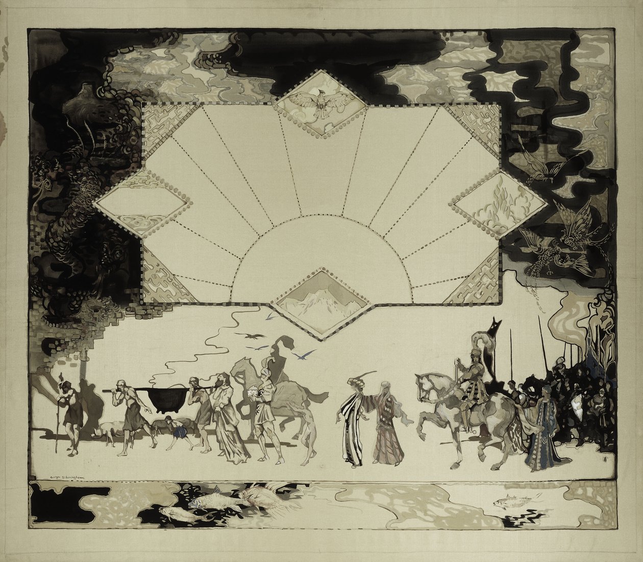 Le Panneau du Mabinogion, n° 10 - George Sheringham