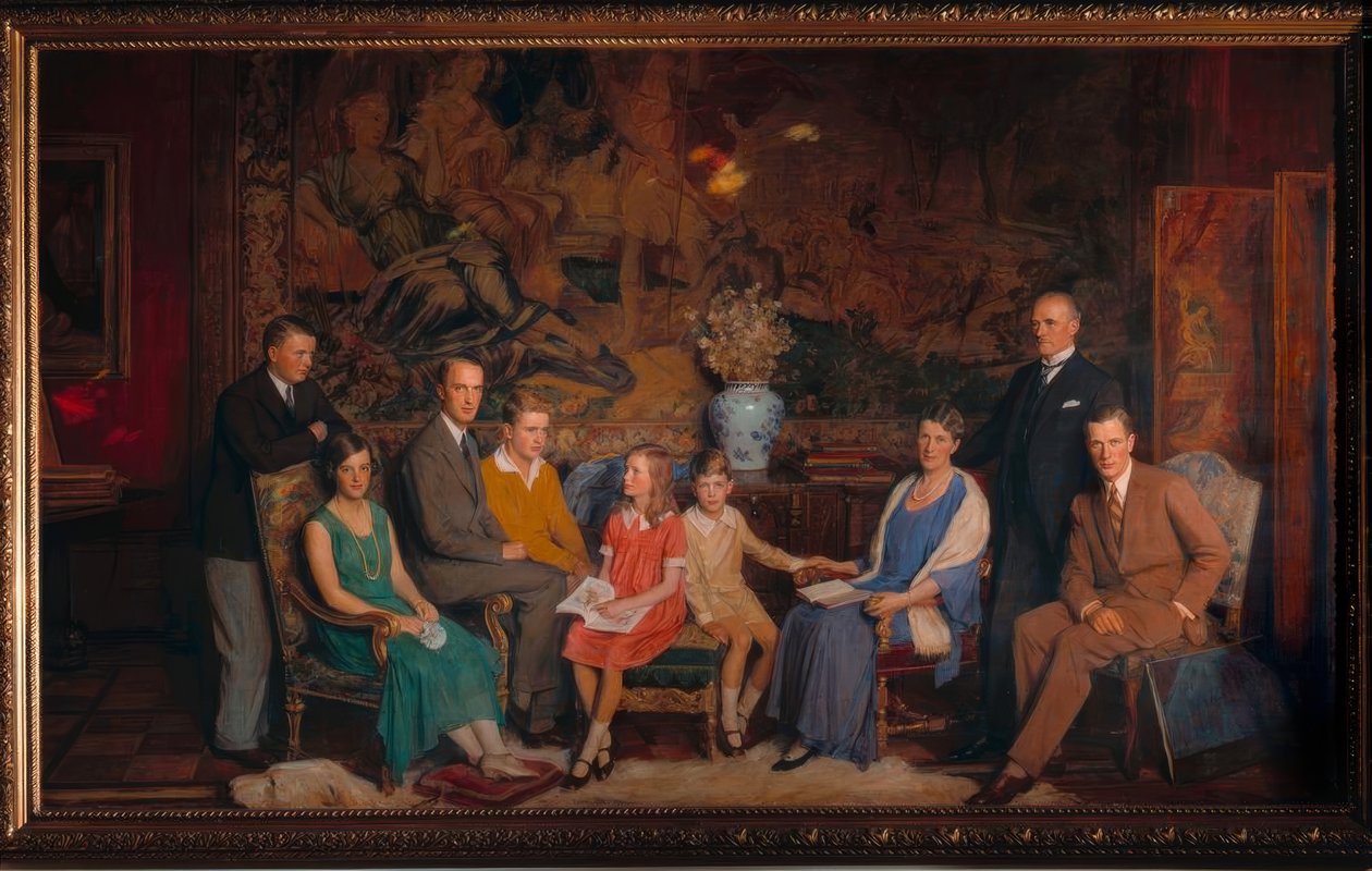 Gustav Krupp v. B. u. H. Portrait de famille - George Simon Harcourt