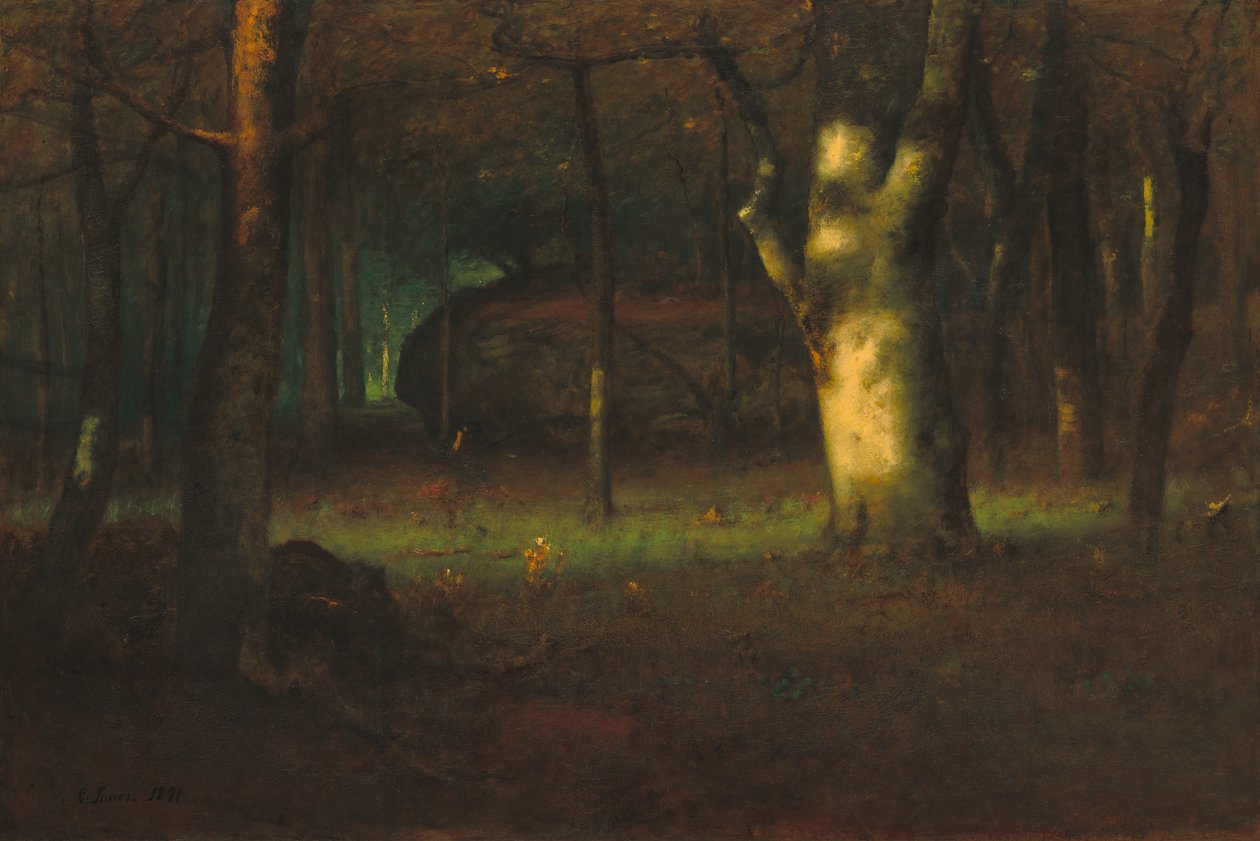 Coucher de soleil dans les bois - George Snr. Inness