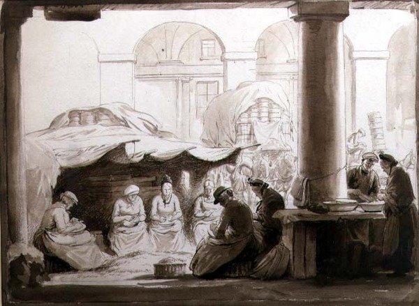 Écosser des Pois, Covent Garden - George Soper
